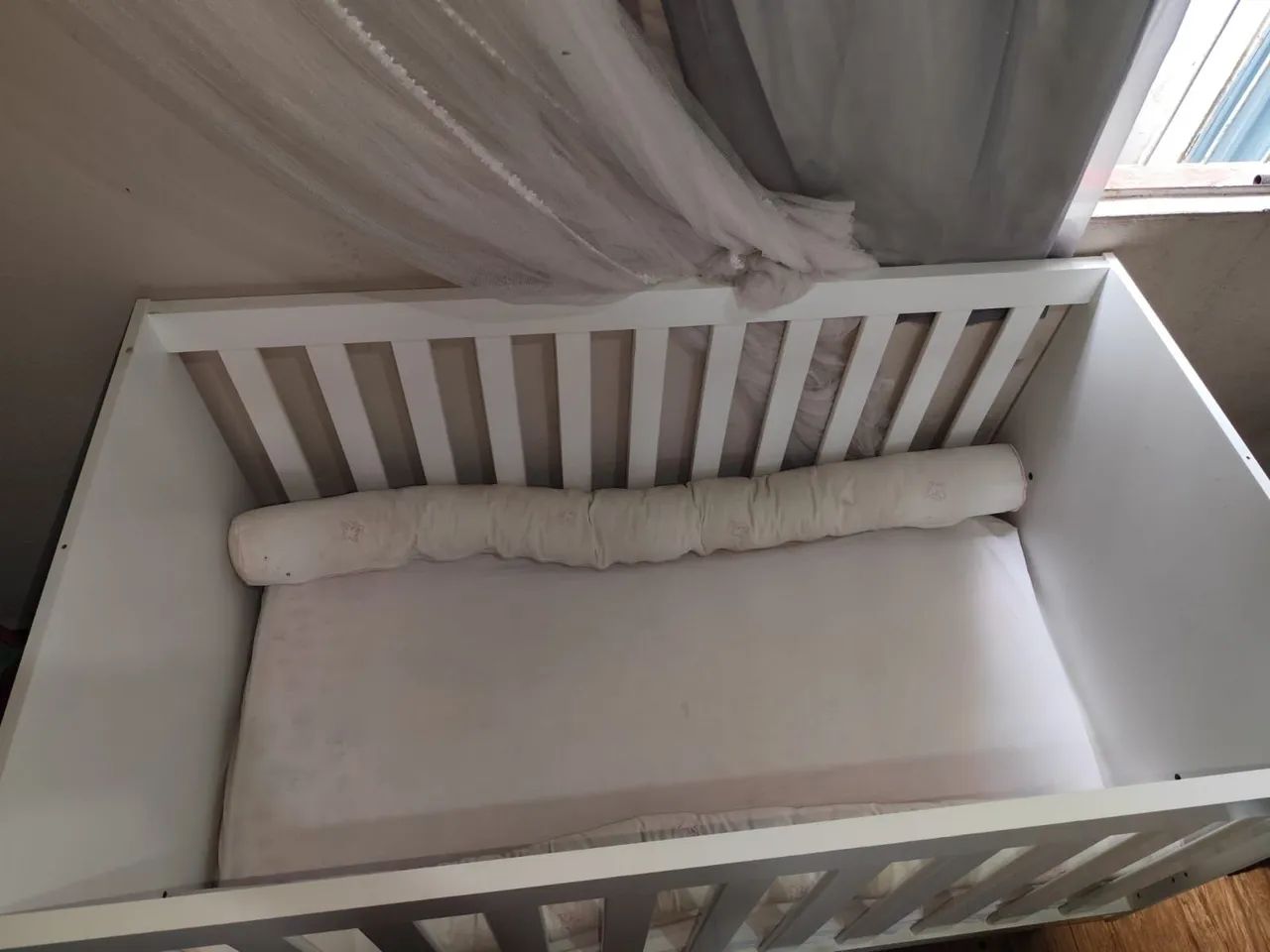 Berço Infantil Branco - Foto 6