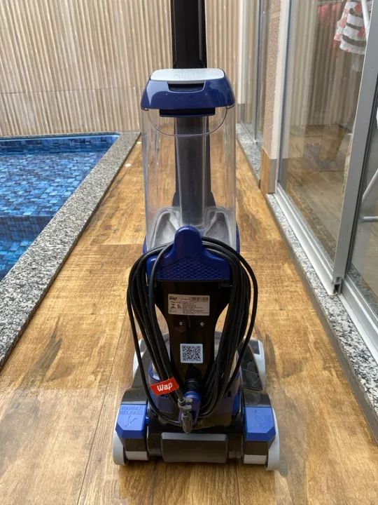 Lavadora, Extratora e higienizadora, cor preto e azul Wap 220V - Foto 5