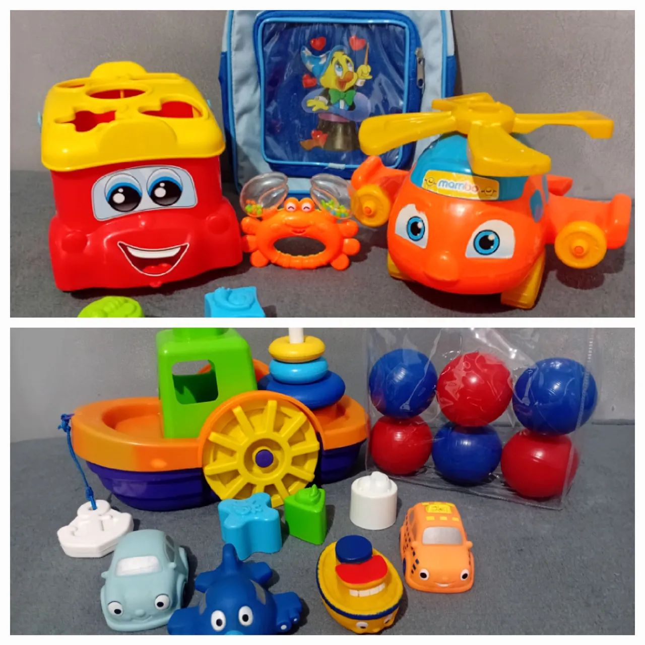 Lote de brinquedos infantis diversos