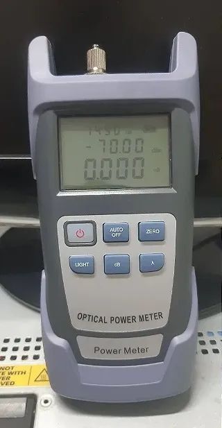 Power Meter Medidor De Potência De Fibra Óptica Ftth - Foto 2