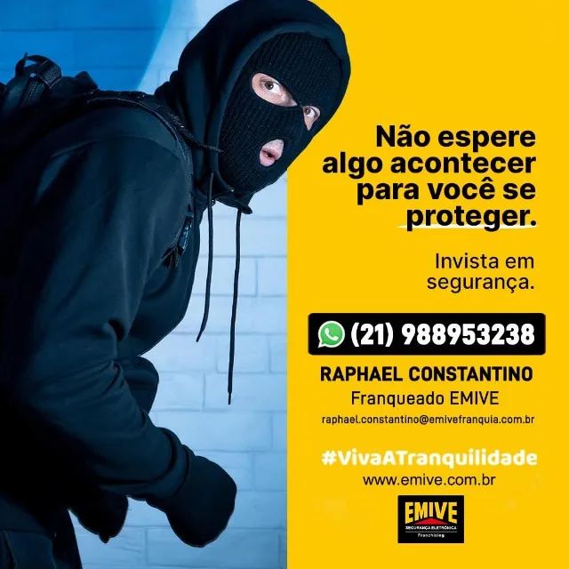 Sistema de Alarme e Câmeras de segurança EMIVE - Foto 6