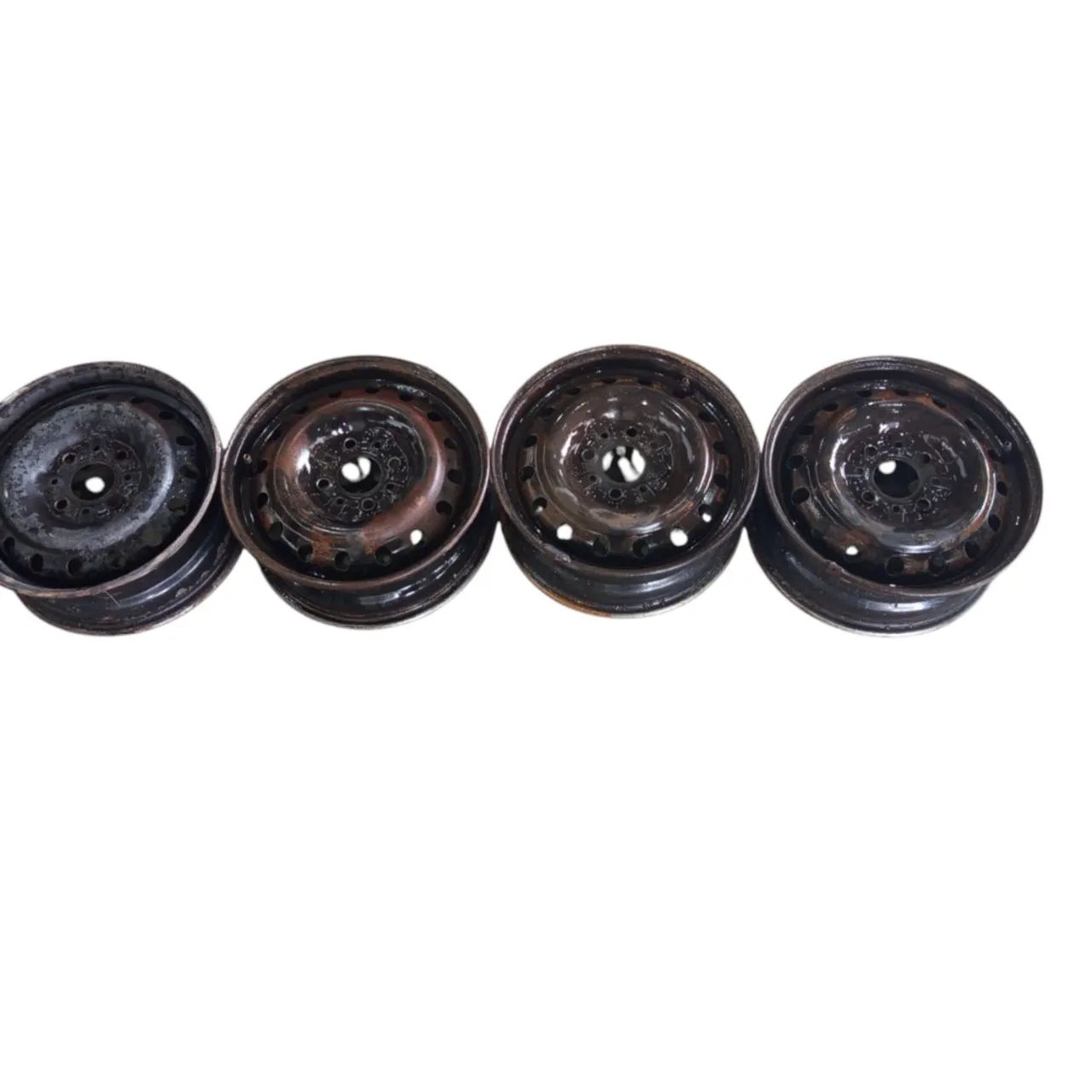 Jogo roda ferro 4x98 R13 fiat uno Palio Fiorino 2000 - Carros, vans e ...