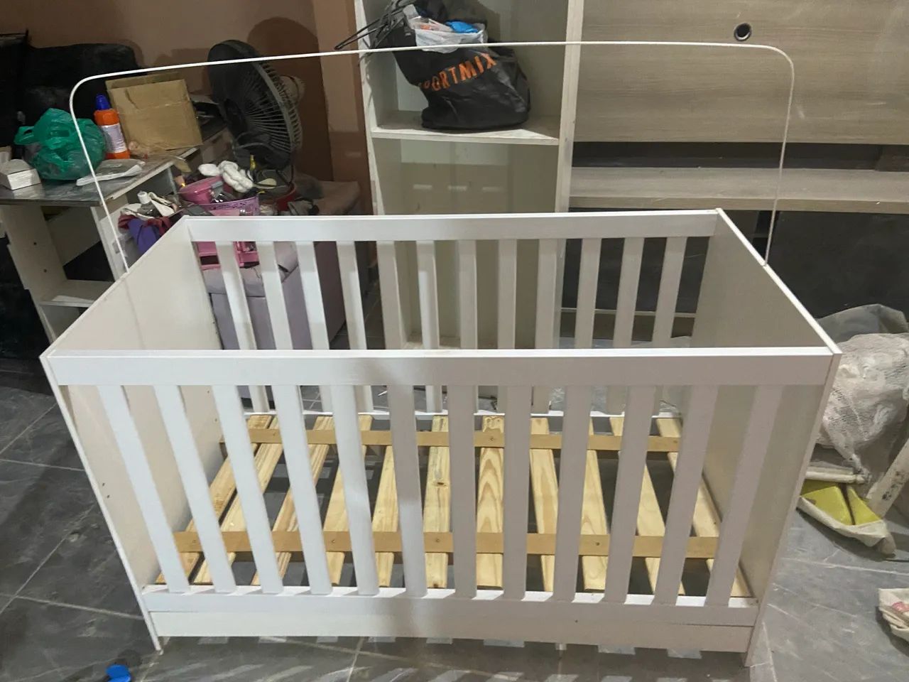 Berço 3 Em 1 branco - Foto 4