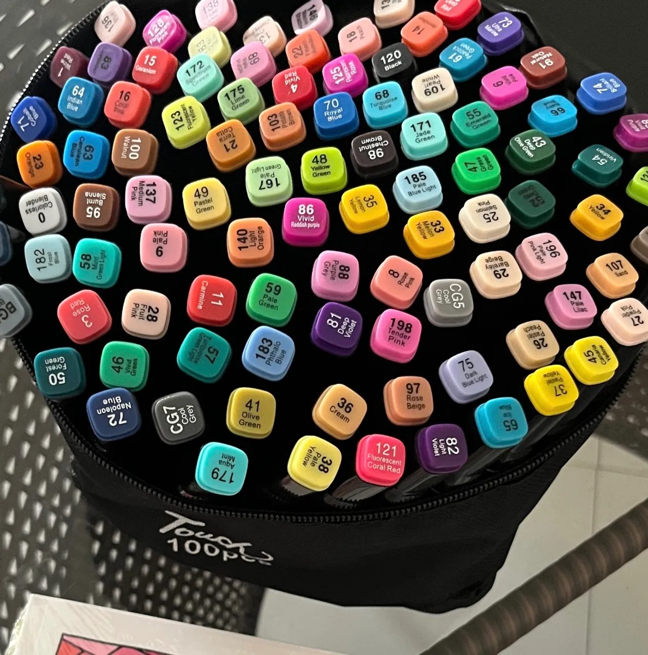 Kit de Canetas Marcadoras Touch 100 Cores