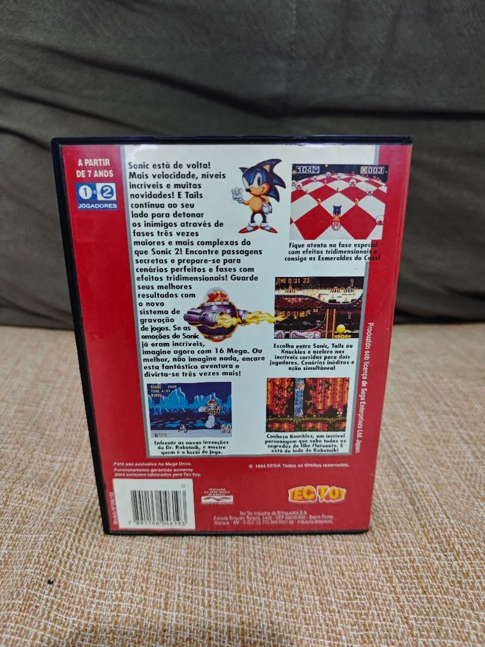 Sonic 3 mega drive cib  - Foto 2