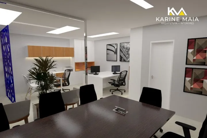 LINDA MESA DE REUNIÃO 6 LUGARES - CASTANHO PERFEITA