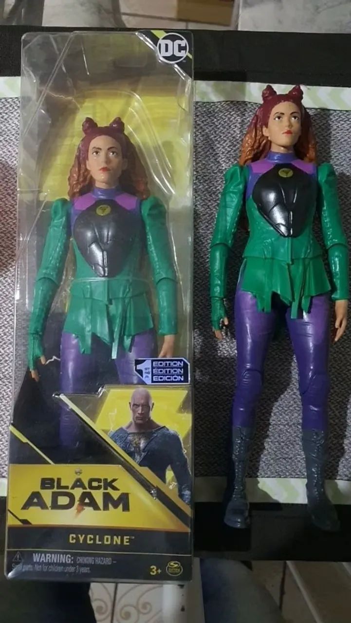 Action Figure Cyclone - Black Adam - Edição Colecionador - Hobbies e ...