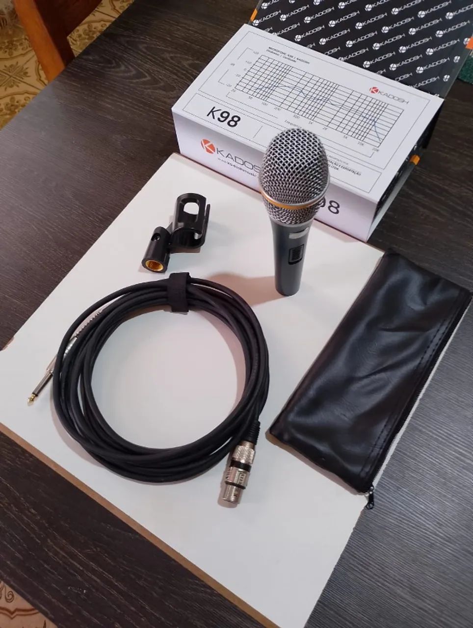 Mesa de Som + Microfone com Cabos - Foto 5