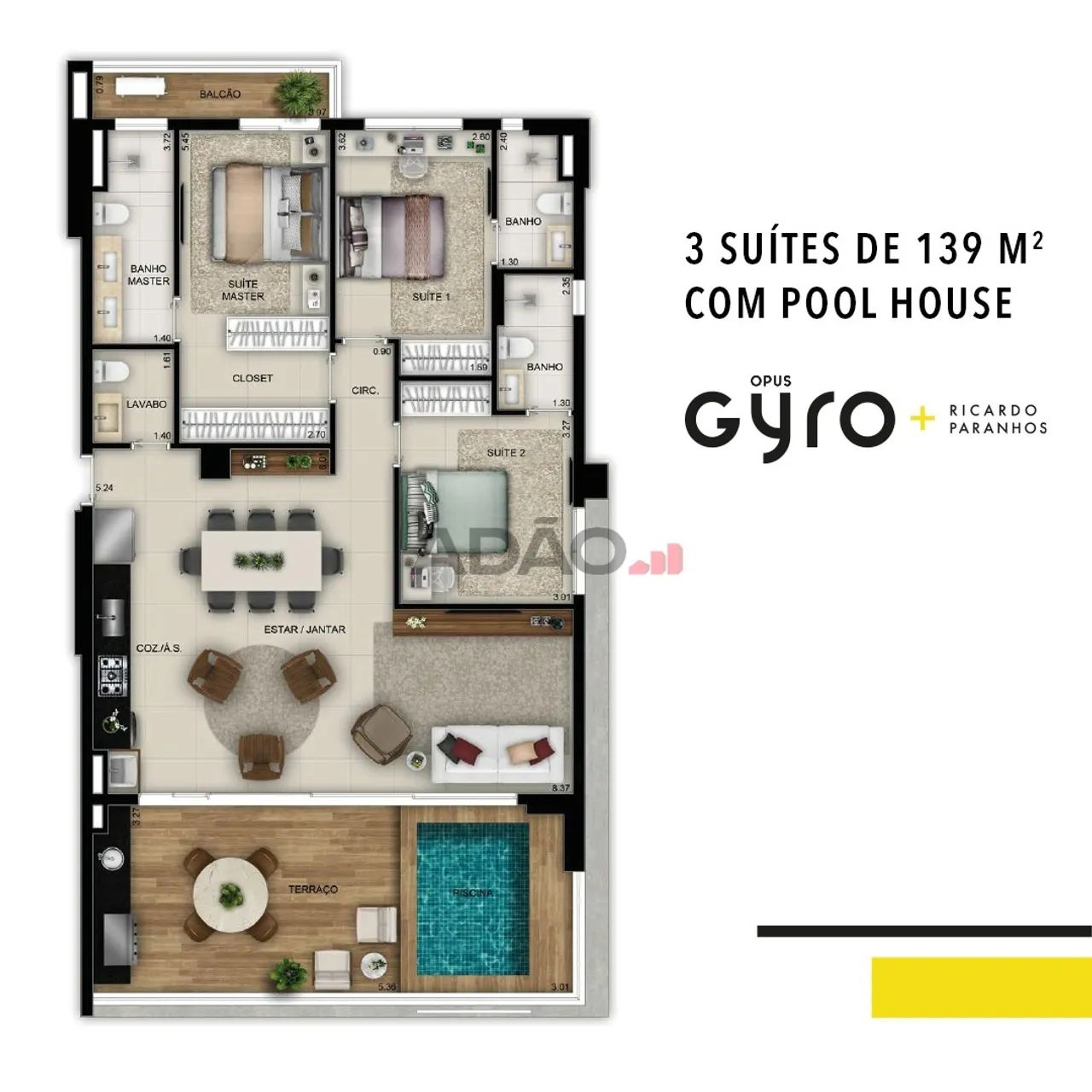 Apartamento Opus Gyro Ricardo Paranhos - Foto 5