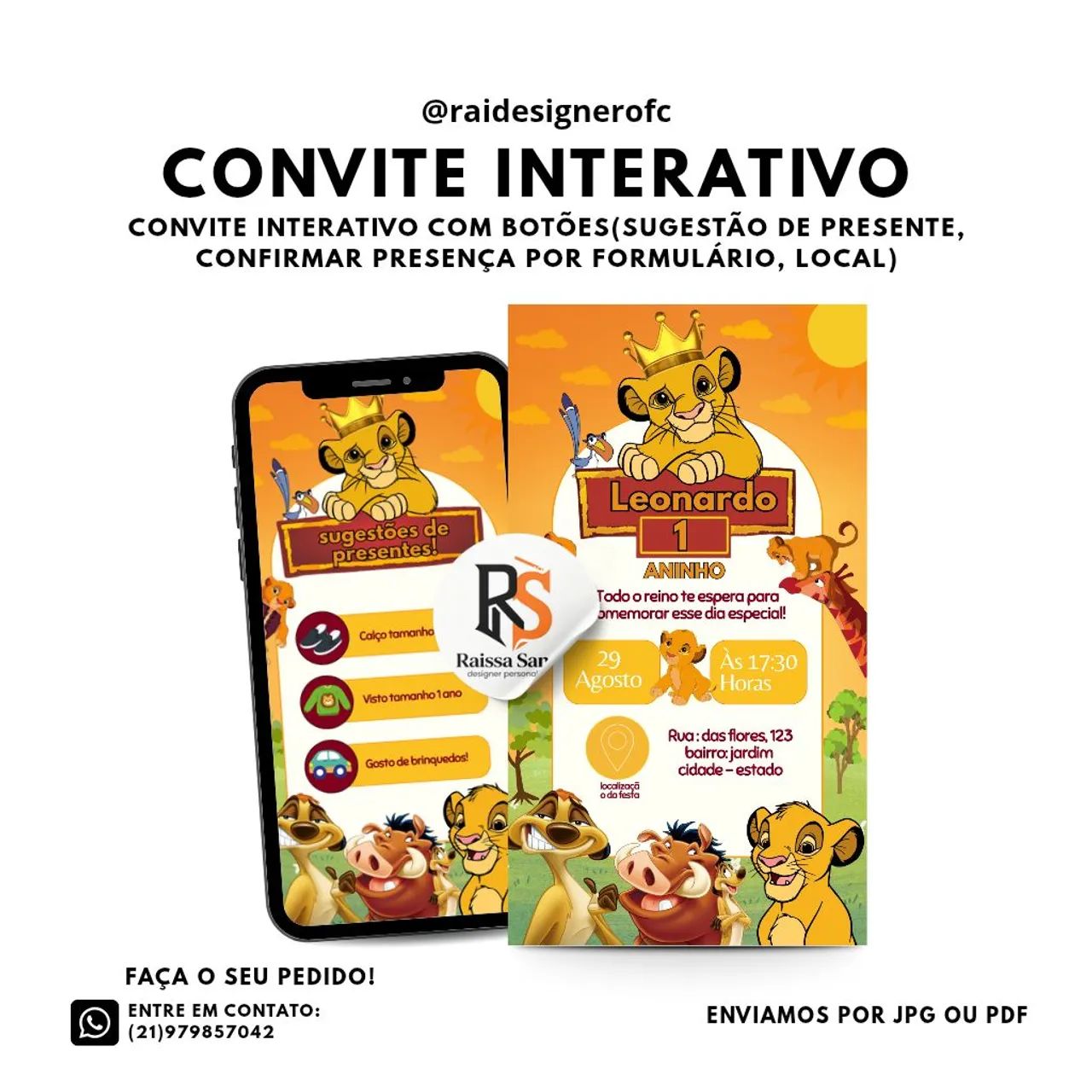 Convite Digital Personalizados  - Foto 2