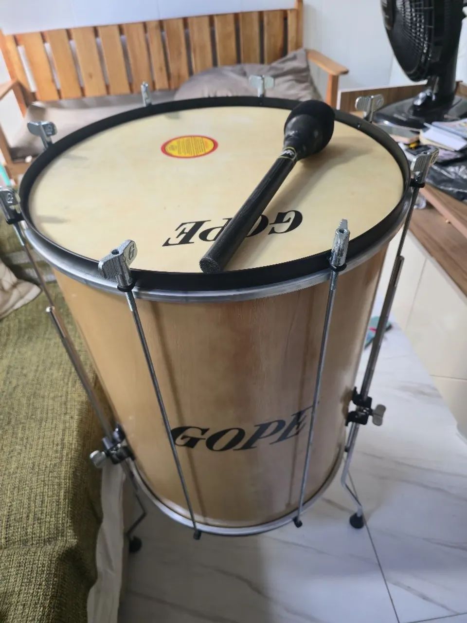 Surdo aro 18 polegadas novo na caixa - Foto 2