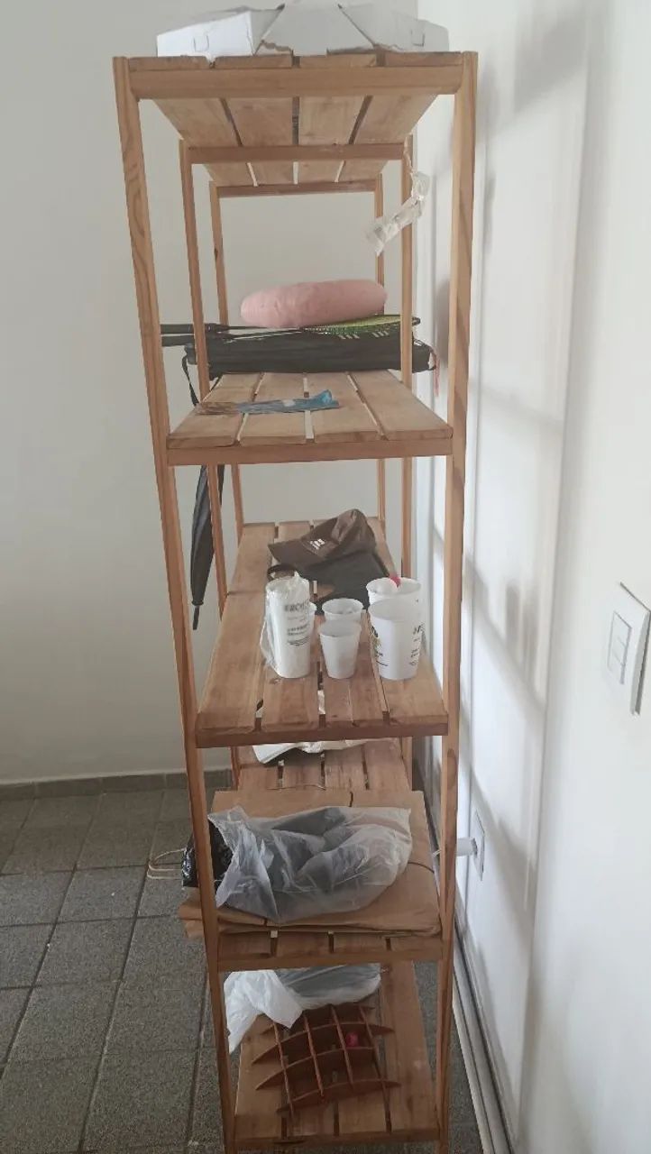 Estante de madeira multiuso  - Foto 2