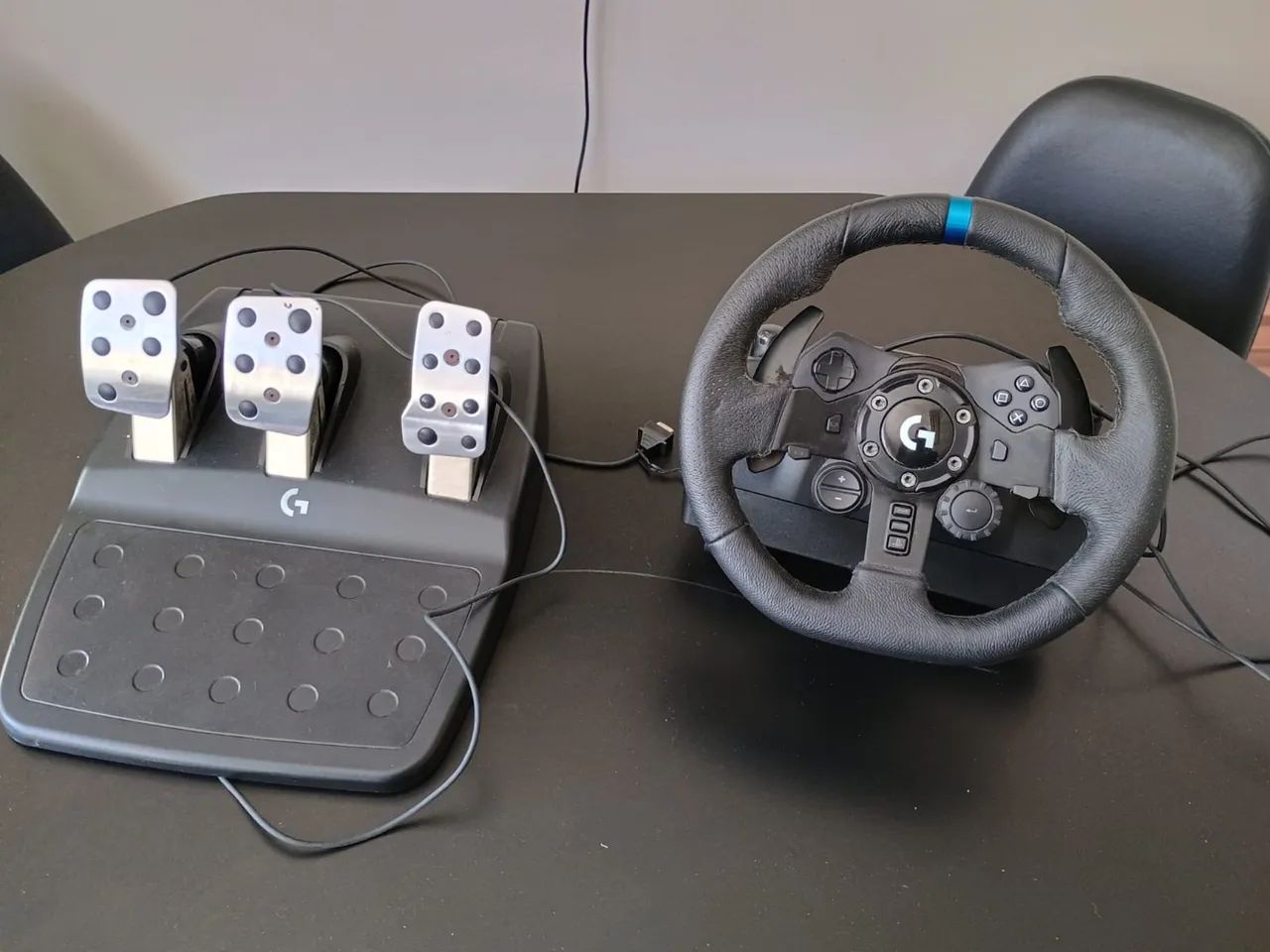 Volante Logitech G923 ps5 ps4,Pc com force  - Foto 2