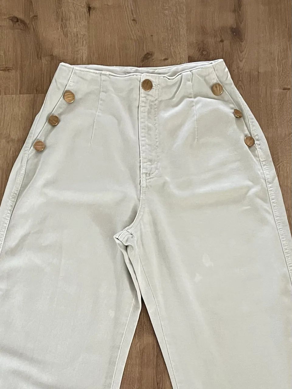 Calça jeans cinza claro Zara - Foto 4
