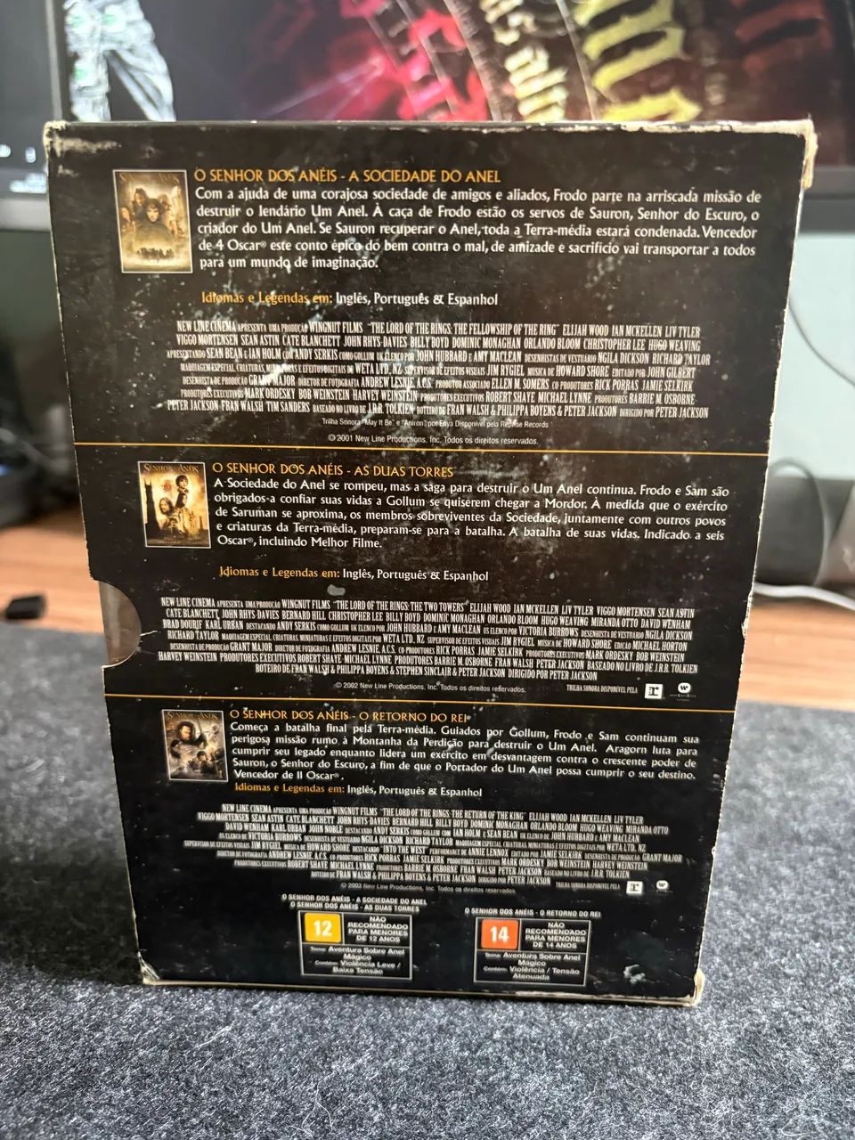 Box DVD: Senhor dos anéis e Batman - Foto 3