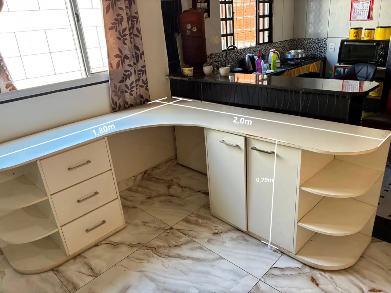 Mesa em L - Foto 2