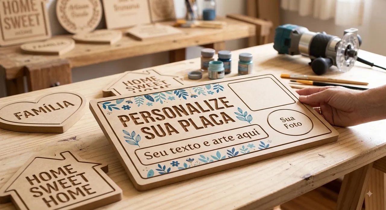 Placa MDF Personalizada 