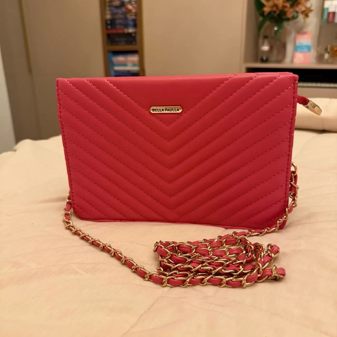Bolsa Feminina Média Rosa 