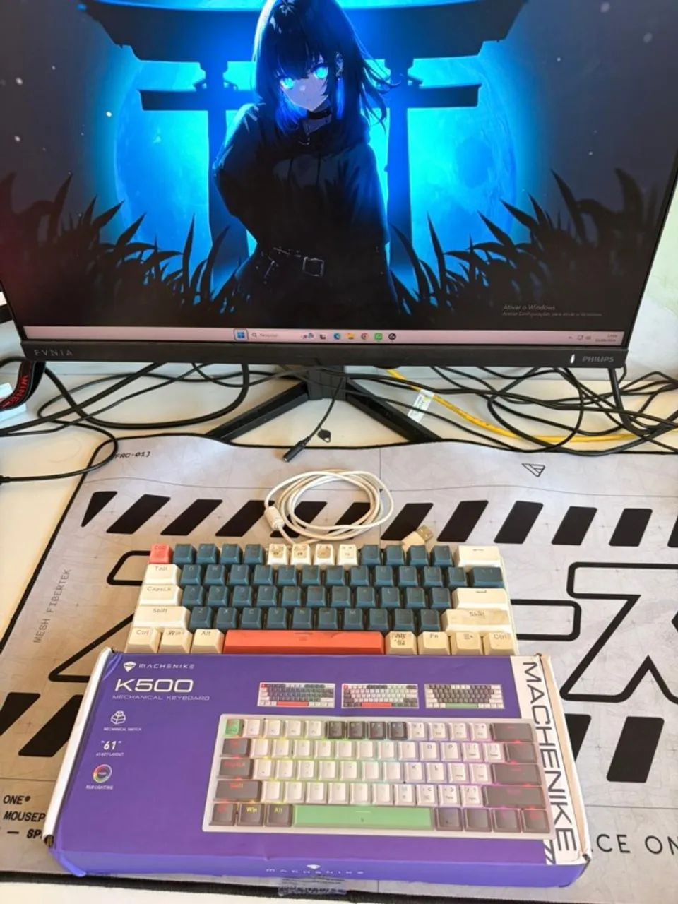 TECLADO MECÂNICO - Machenike K500-B61 - Foto 3