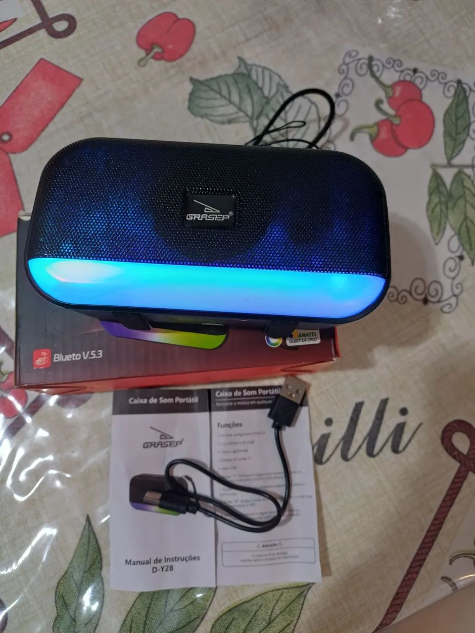 Rádio portátil Bluetooth D-Y28 - Foto 2