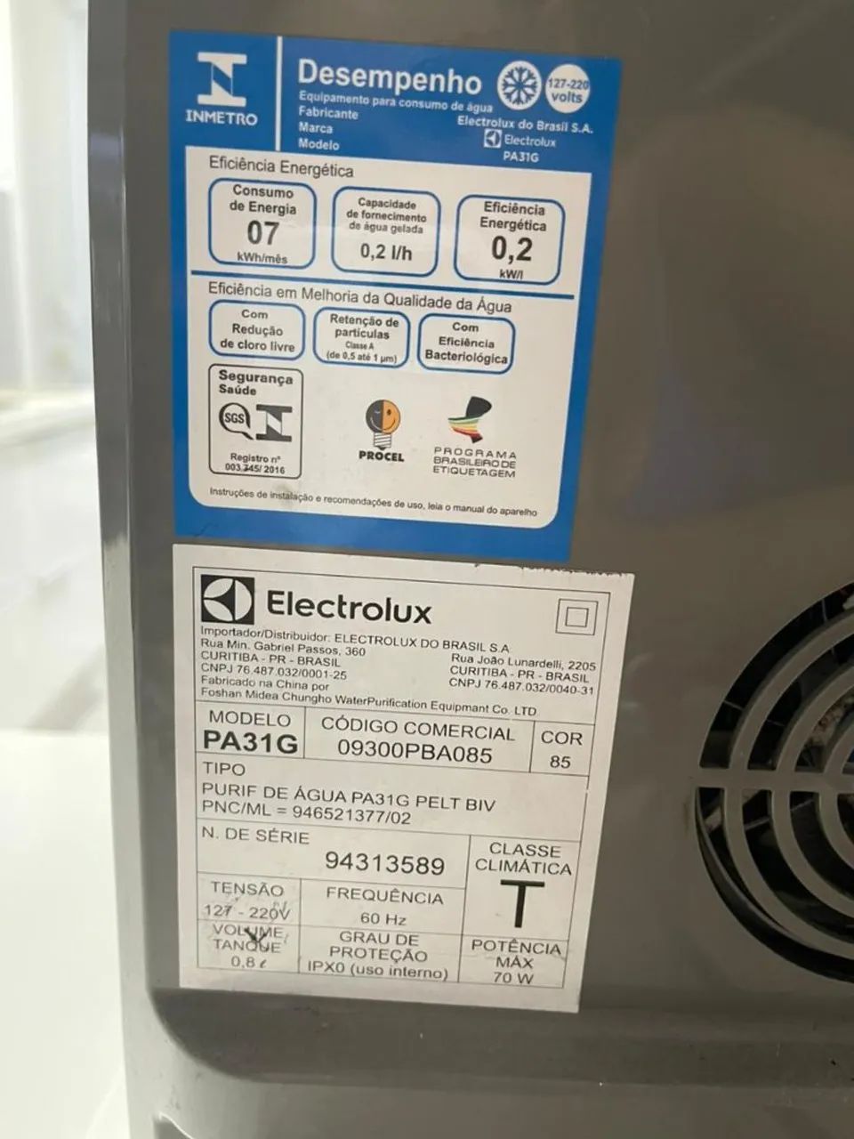 Filtro de água Electrolux  - Foto 5