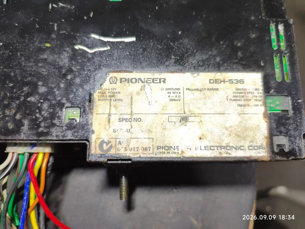 Pioneer DEH 536 com Bluetooth  - Foto 4