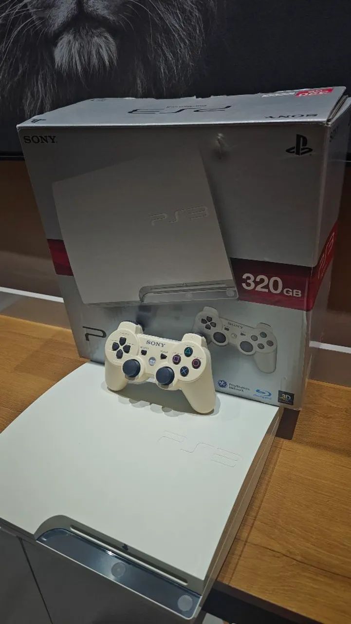 PS3 versão White slim CIB. - Foto 3