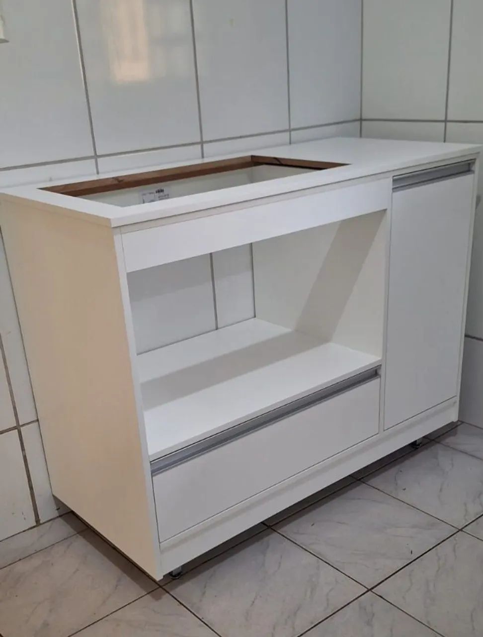 Balcão para cooktop em MDF