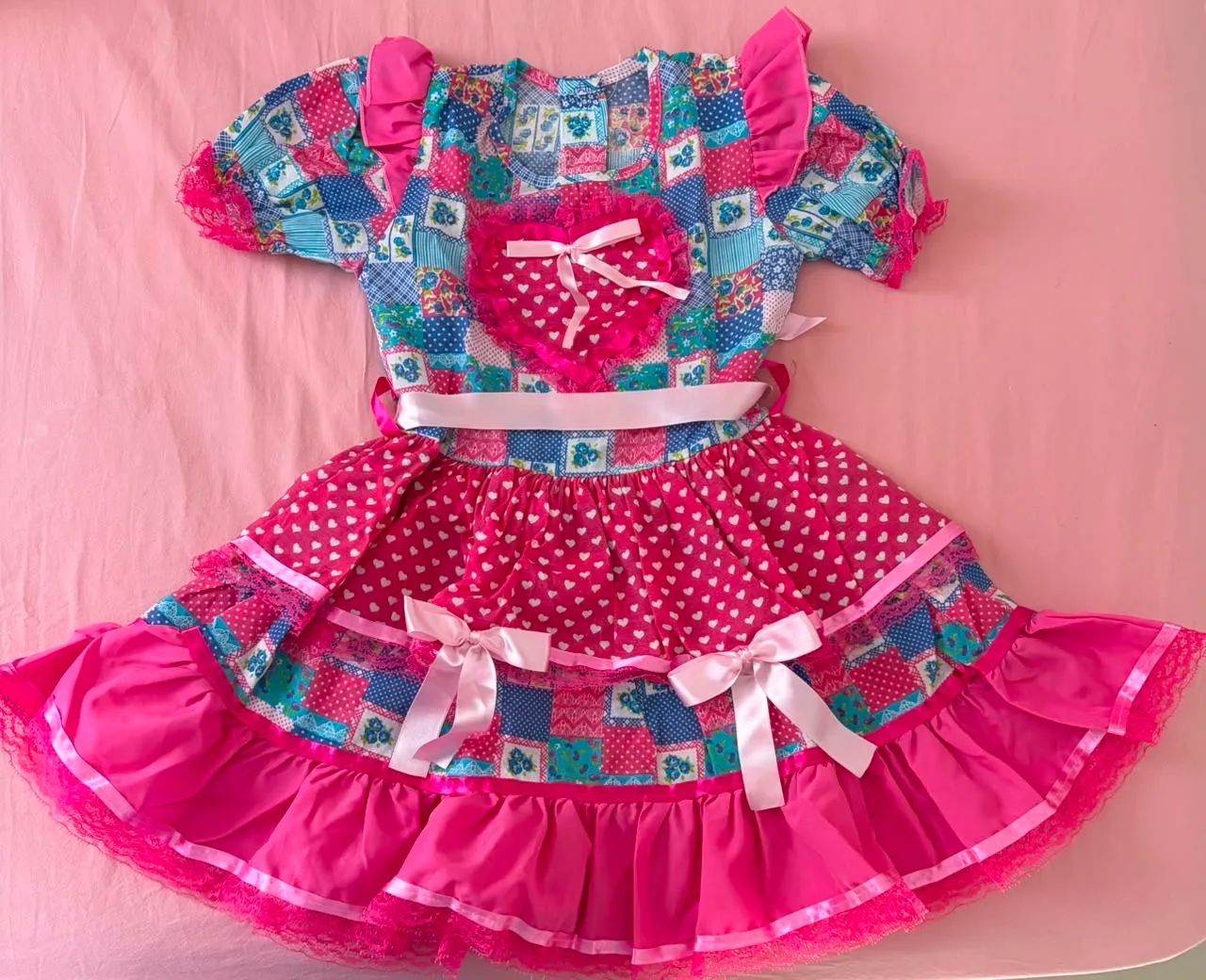 Vestido festa junina tamanho 6