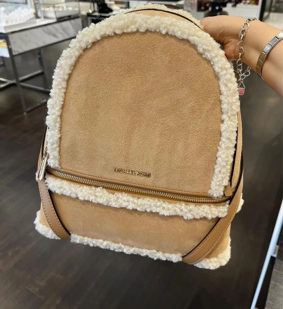 Mochila de Suede Michael Kors - Foto 5