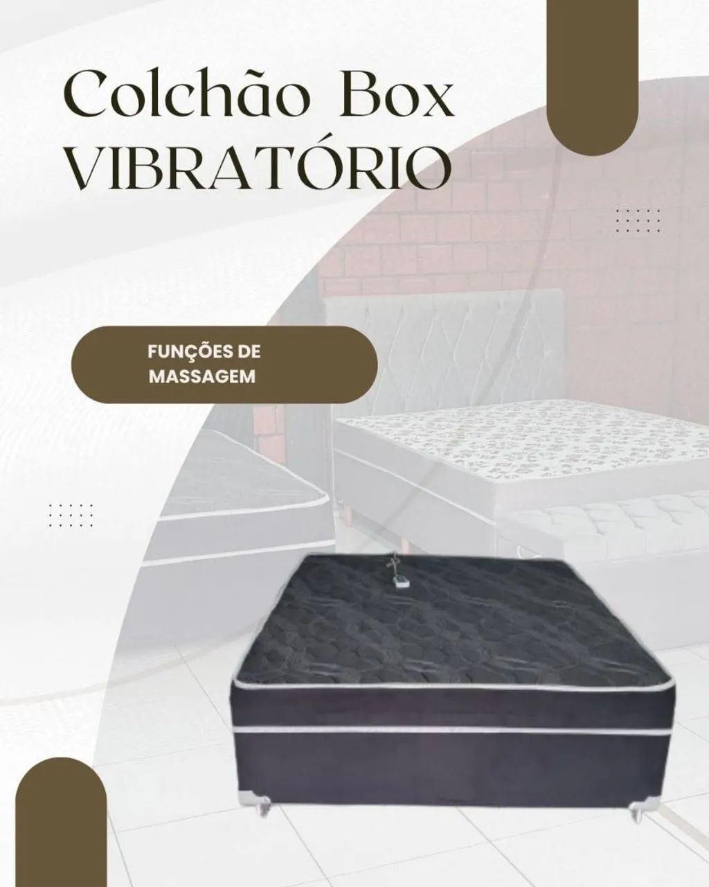 CAMA BOX D33 + MASSAGEADOR 4Pontos QUEEN - Foto 2