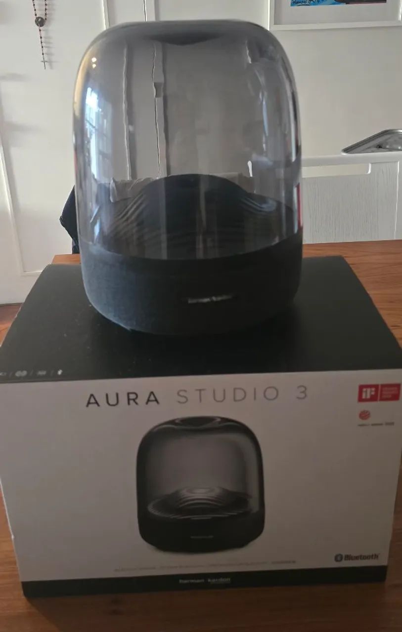 Harman Kardon Aura Studio 3 em excelente estado. Pouco usada, funciona perfeitamente.  - Foto 2