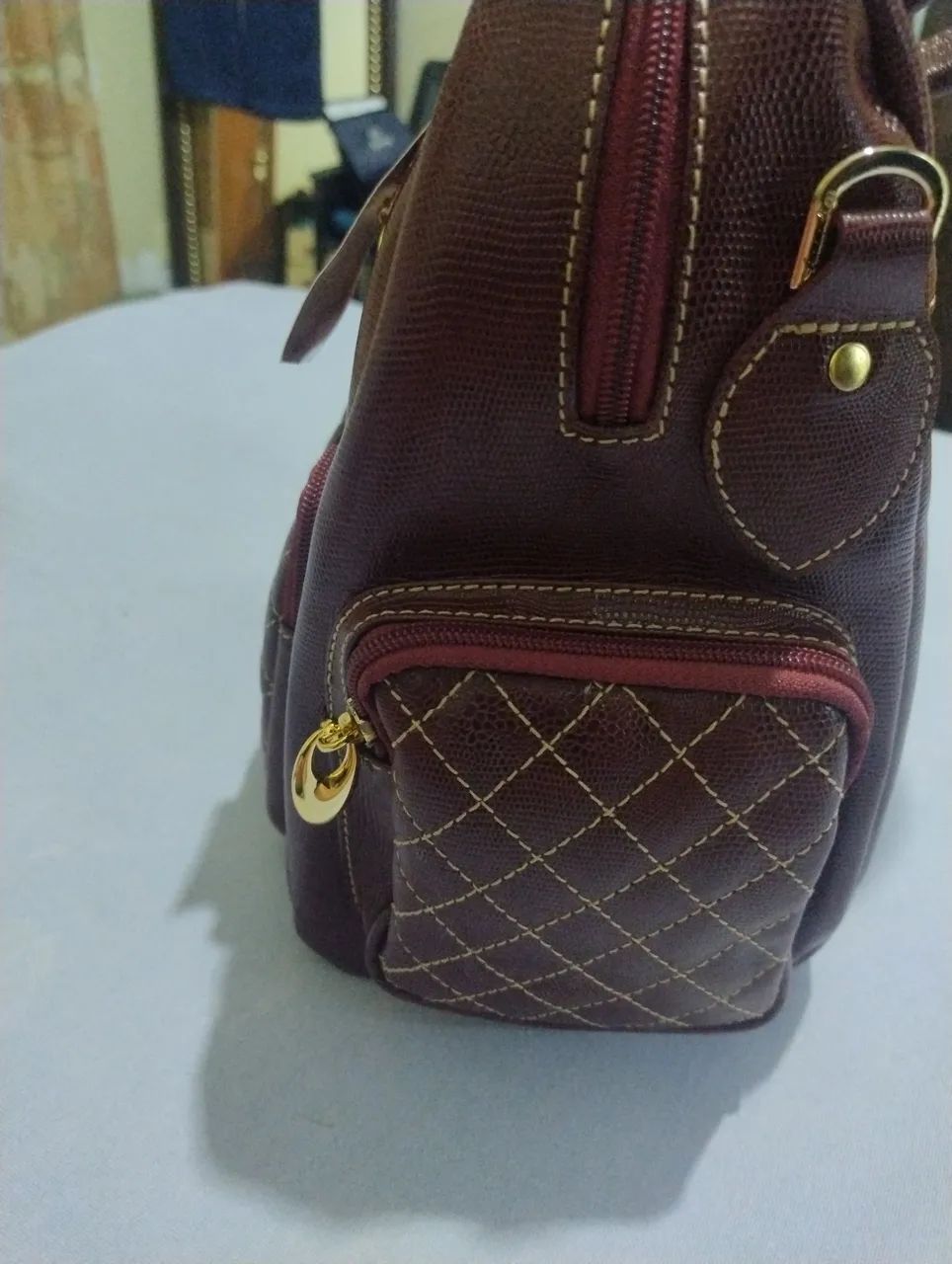 Bolsa de couro Roberta da Anandra  - Foto 4