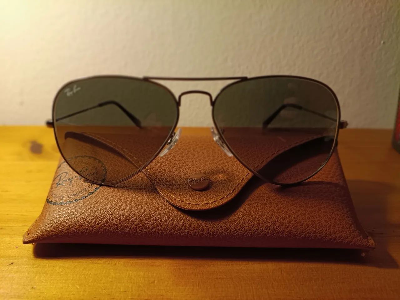 Óculos Ray-ban aviator gradient Impecável