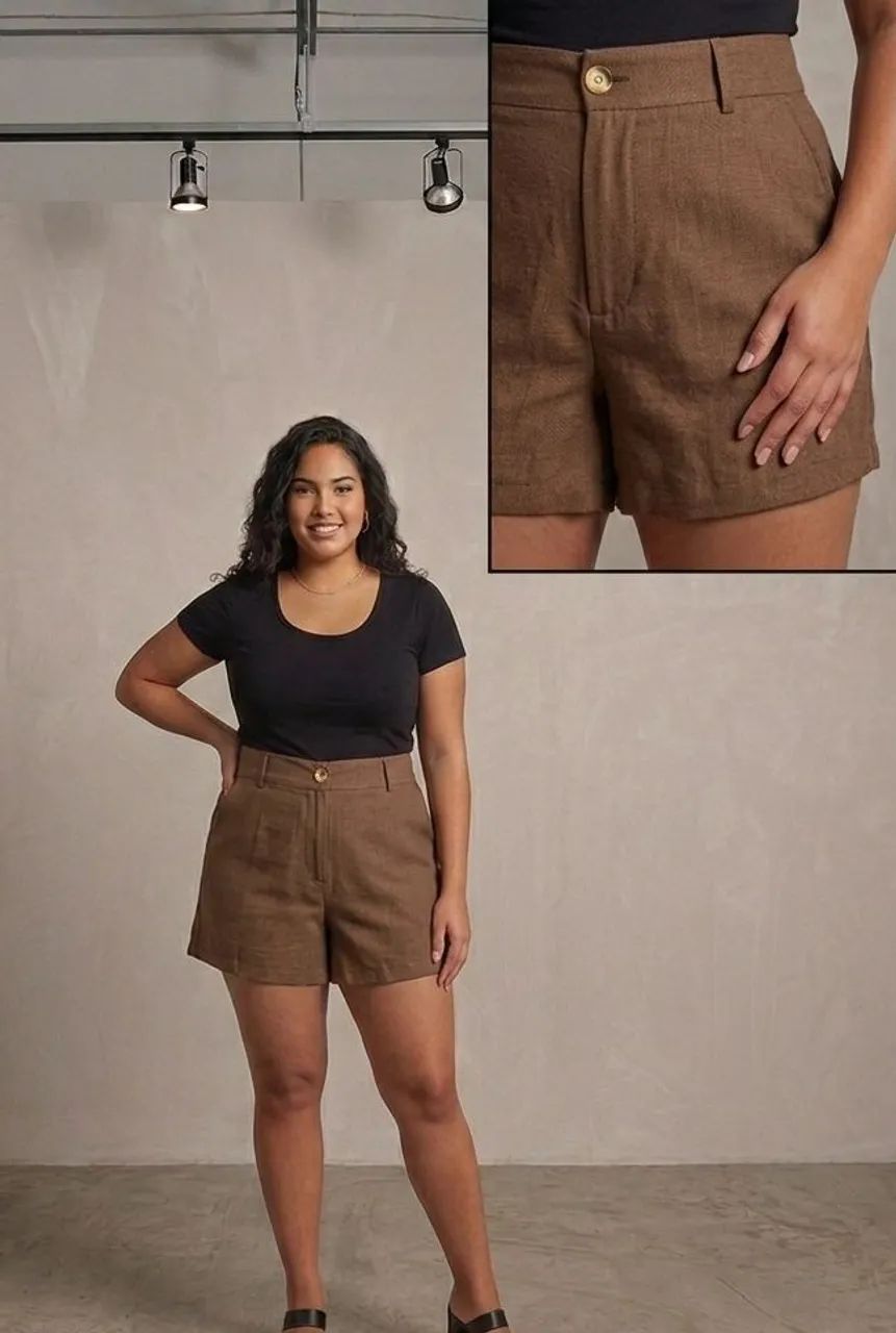 Short e bermuda de alfaiataria  - Foto 5