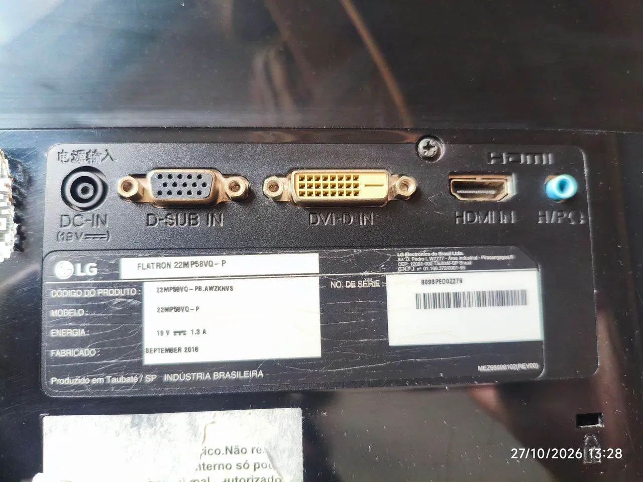 Monitor de Led LG, de 22 polegadas  - Foto 3