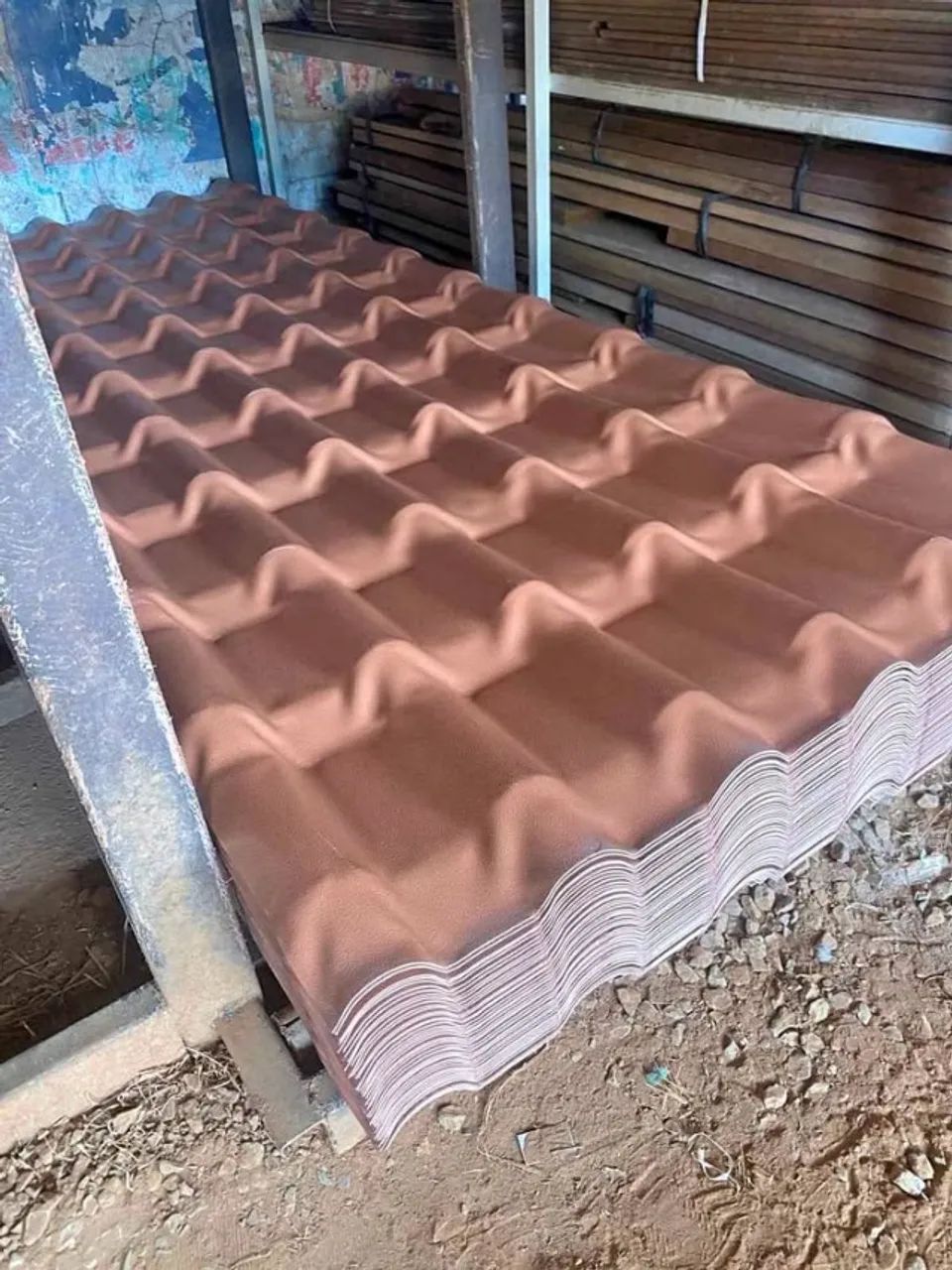Telhado pvc plan ceerâmica a vista R$65,90