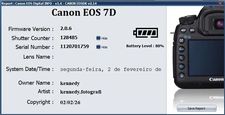 Camera Canon 7D - Foto 6