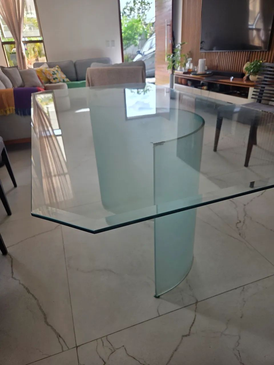 Mesa de jantar de vidro - Foto 4