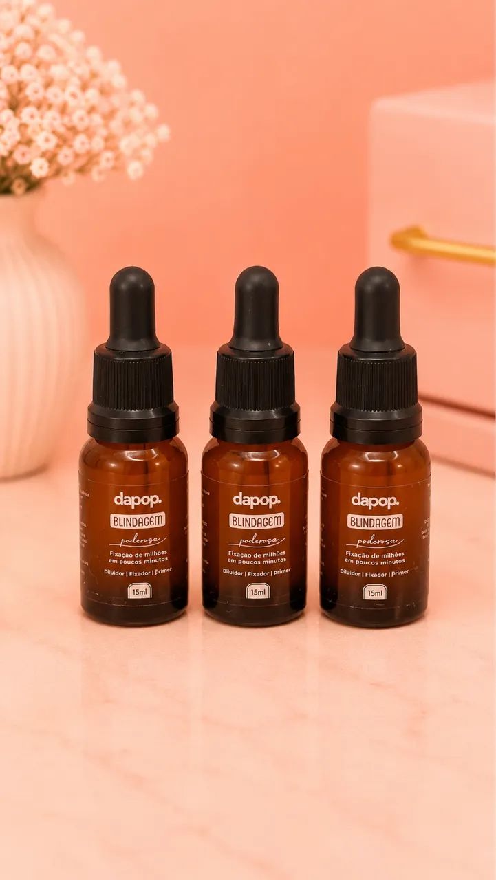 Blindagem Poderosa Dapop 15ml - Blindador, Fixador e Primer para Maquiagem - Foto 2