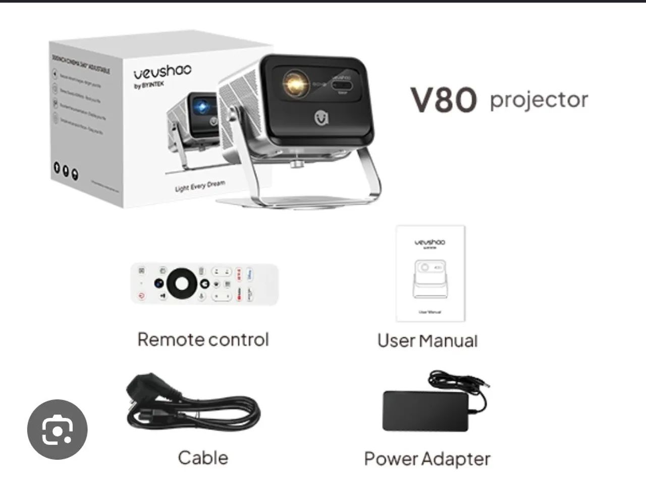 Projetor vevshao v80  - Foto 2