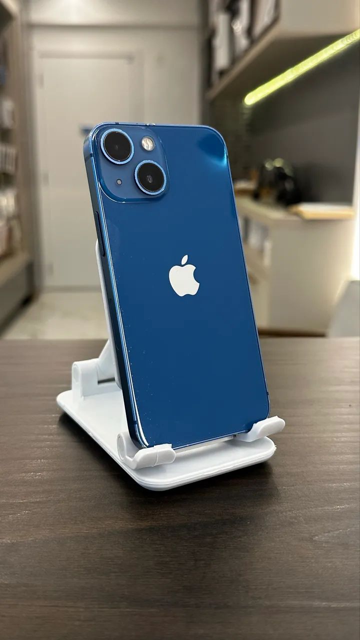 iPhone 13 Mini 128gb Azul Seminovo / Loja Física - Celulares e