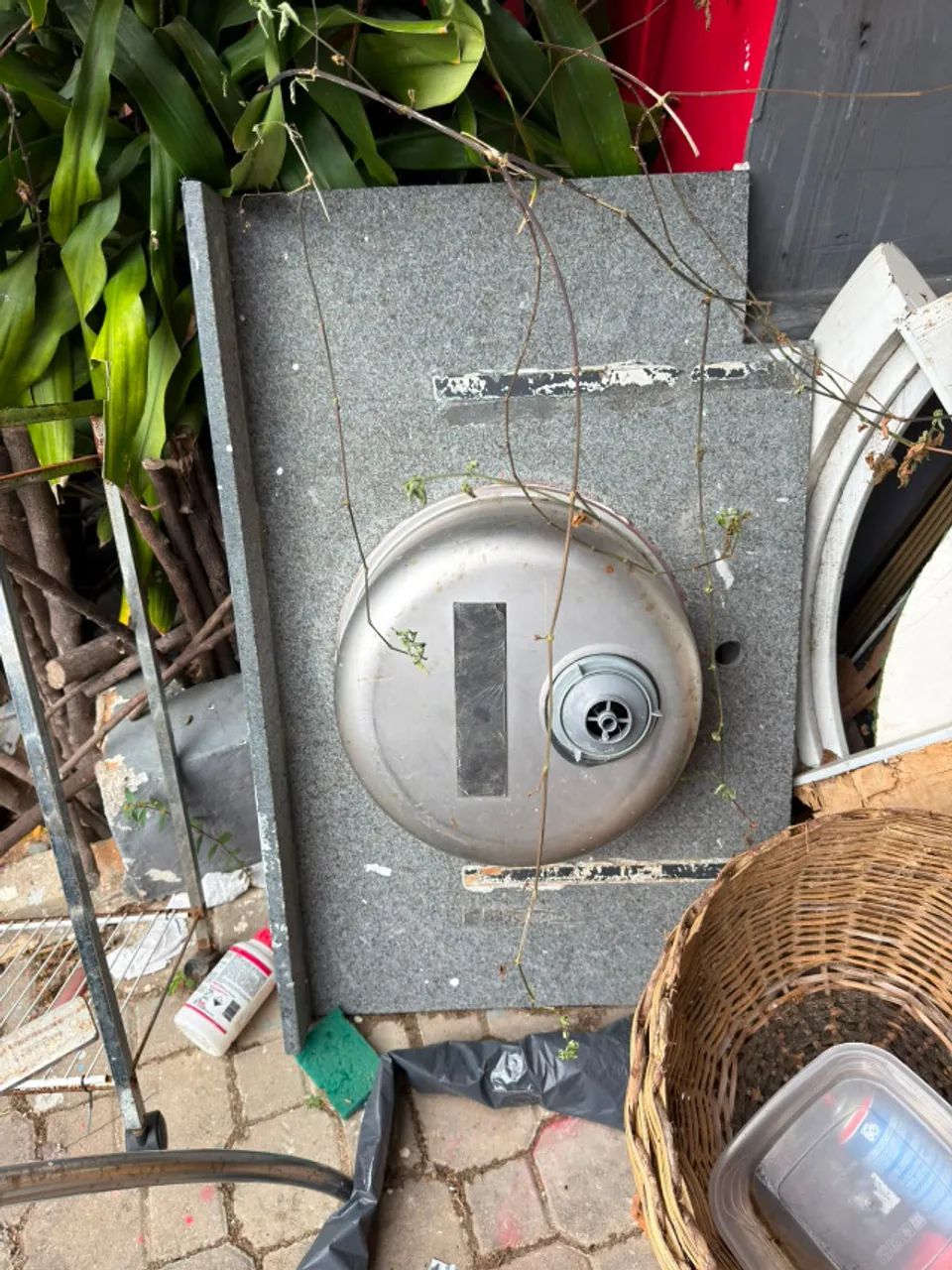Pia / Bancada de Granito com Cuba de Inox