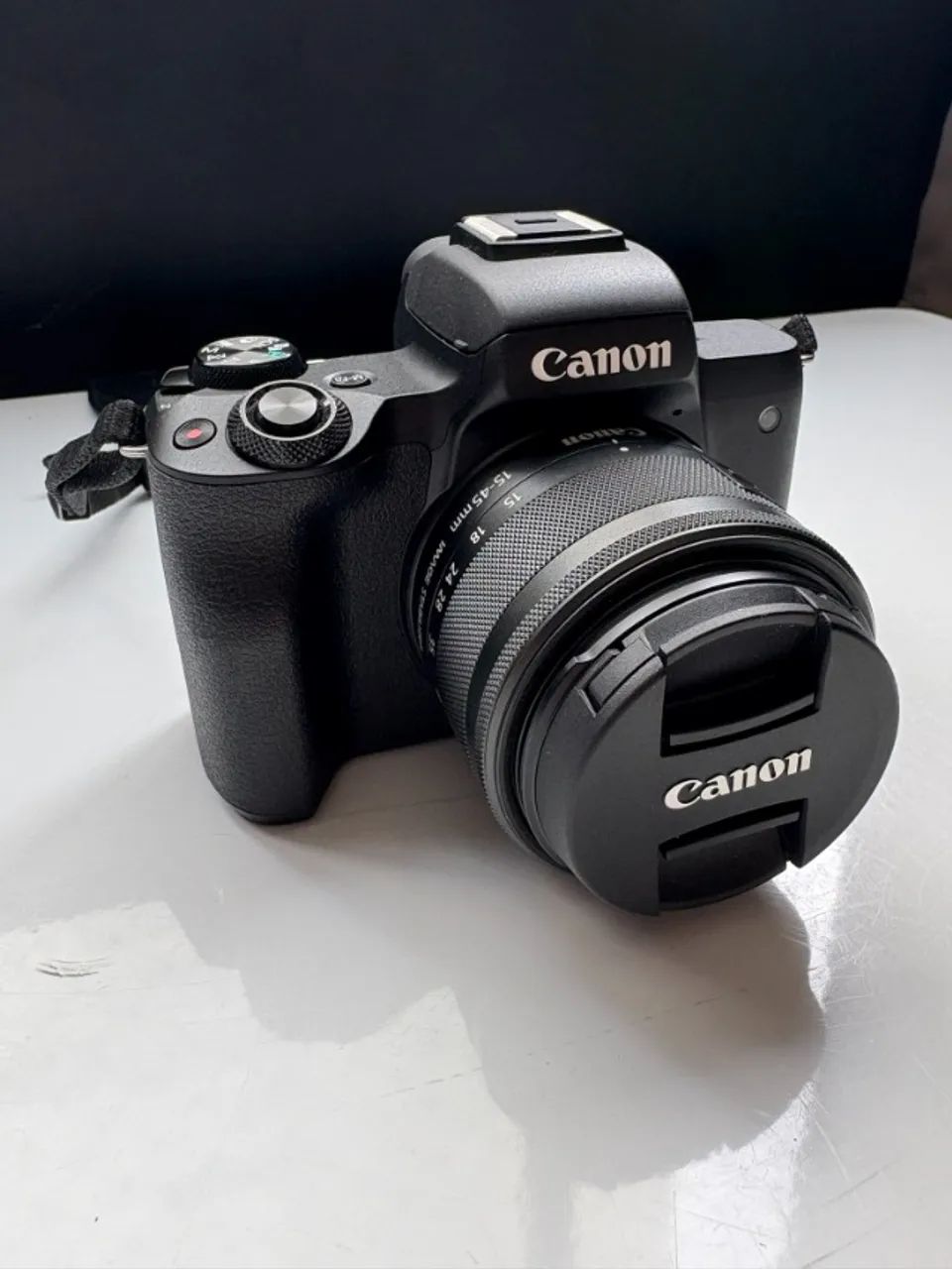 Canon EOS M50 + 15-45mm + SD 256GB + Tripé (Semi-novo) - Foto 2