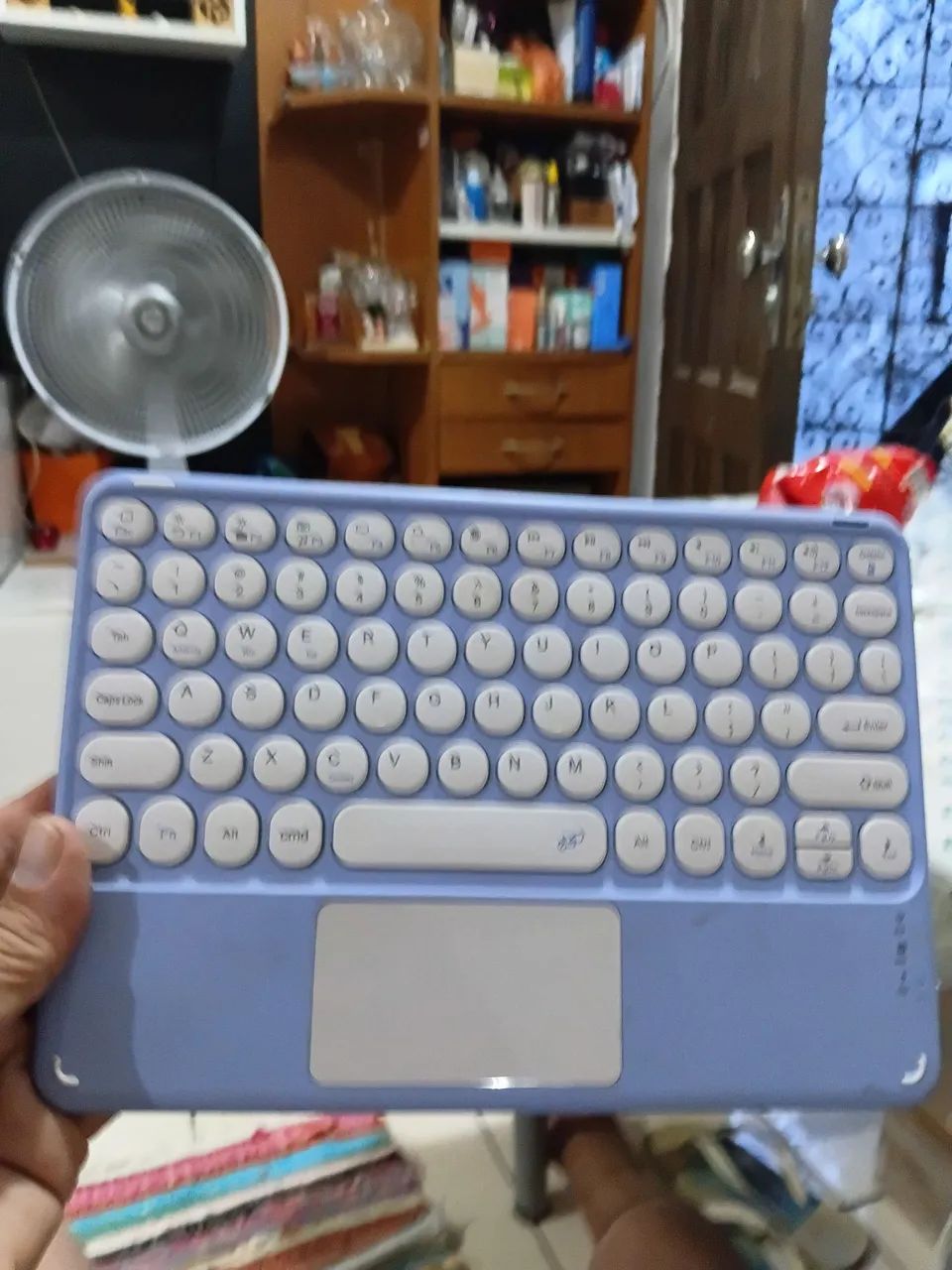 Teclado recarregável todo bom via bloco, para celular, notebook, TV Master e etc - Foto 3