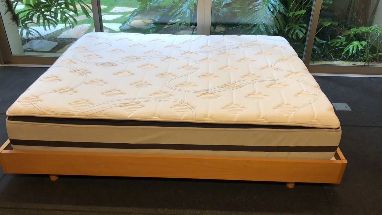 Cama Queen Lund - Wooding + Colchão Copel - Foto 2