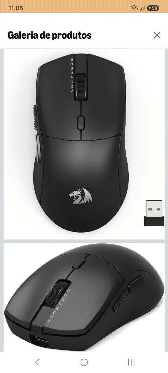 Mouse Gamer Redragon Pro