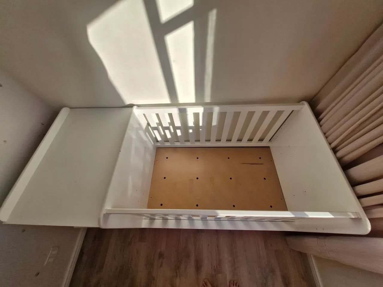 BERÇO MULTIFUNCIONAL BRANCO 4 EM 1  - Foto 3