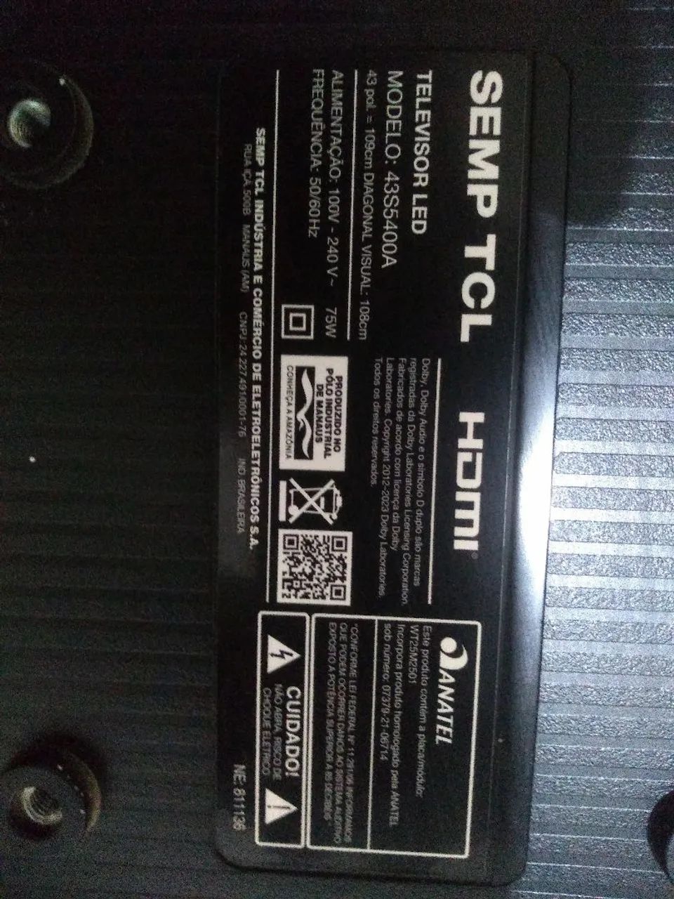 VC PRECISA? EU TENHO TV TCL 43  - Foto 2