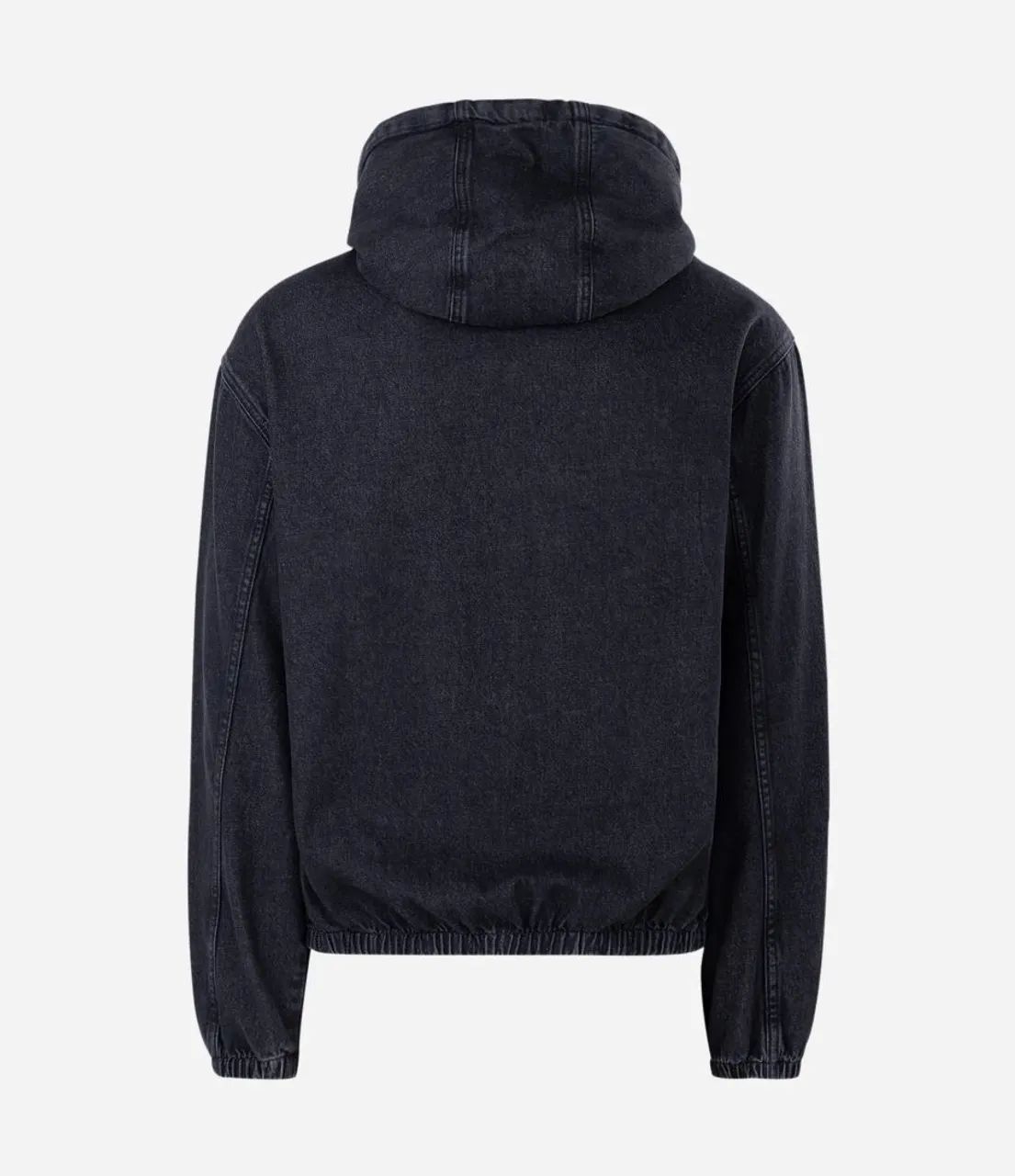 Jaqueta Bomber em jeans com capuz // Original  - Foto 4